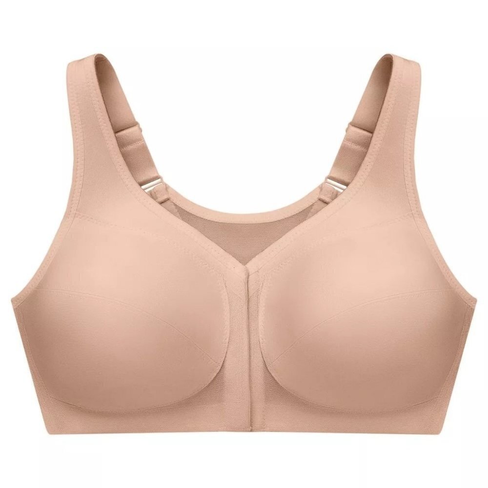 Glamorise Cafe MagicLift Posture Back Support Bra size‎ 36DDD Wire free 1265
